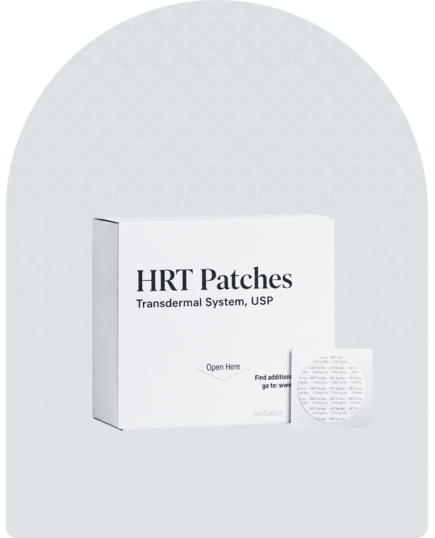 Compounded HRT Patches